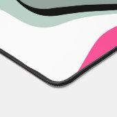 Zwart, grijs en roze vocht Abstract Bureaumat (Hoek)