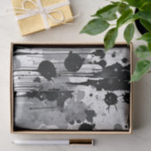 Zwart grijs en wit Abstracte textuur Tissuepapier (Geschenk)