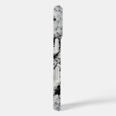 Zwart, grijs en wit graniet Case-Mate iPhone case (Achterkant / Rechts)