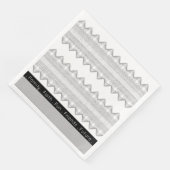 Zwart grijs en wit servet (Hoek)