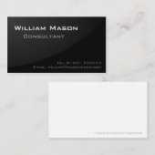 Zwart grijs gebogen - professioneel Visitekaartje (Voorkant / Achterkant)