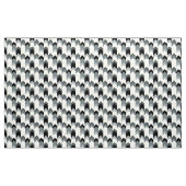 Zwart, grijs, gele chevron stof (Yard (91,4 cm))