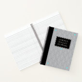 zwart-grijs geometrisch bullet journal notitieboek (Binnen)