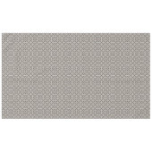 Zwart, grijs, groen Retro Star-patroon Tafelkleed (Voorkant (Horizontaal))