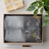 Zwart Grijs Kerst Ornamenten met Garlands Tissuepapier (Geschenk)