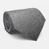 Zwart-grijs Mannen Stropdas | Fashionable Weddensc (Opgerold)