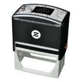 Zwart & Grijs Marmeren Sieraden Ontwerper Zelfinktende Stempel (Product)