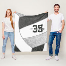 Zwart grijs meisje volleybal w atleet aangepaste n