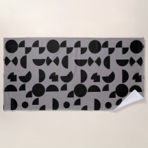 Zwart Grijs Modern Elegant Geometrisch Tribal