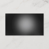 Zwart grijs modern professioneel Visitekaartje (Achterkant)