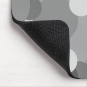 Zwart-grijs Moleculen Muismat (Hoek)