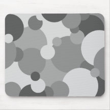 Zwart-grijs Moleculen Muismat