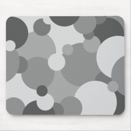 Zwart-grijs Moleculen Muismat