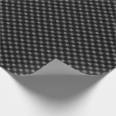 Zwart & grijs patroon cadeaupapier (Hoek)