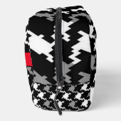 Zwart & Grijs Personaliseer toilettas Toilettasje (Rechts)