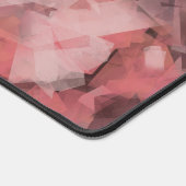 Zwart Grijs Roze Wit Modern Geometrisch Abstract Bureaumat (Hoek)