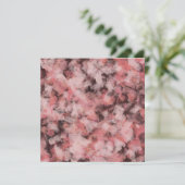 Zwart Grijs Roze Wit Modern Geometrisch Abstract Kaart (Staand voorkant)