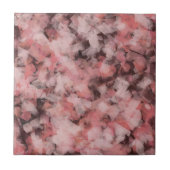 Zwart Grijs Roze Wit Modern Geometrisch Abstract  Tegeltje (Voorkant)