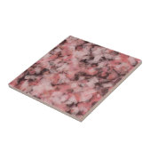 Zwart Grijs Roze Wit Modern Geometrisch Abstract Tegeltje (Zijkant)