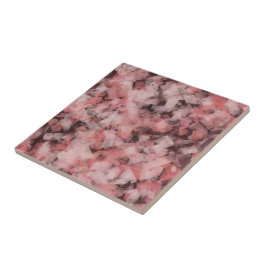 Zwart Grijs Roze Wit Modern Geometrisch Abstract Tegeltje