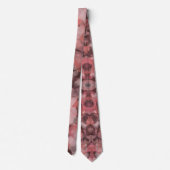 Zwart Grijs Roze Wit Moderne Geometrische Abstract Stropdas (Achterkant)
