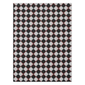 Zwart Grijs Schaakbord Tafelkleed (Voorkant)