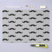 Zwart Grijs snorren Tissuepapier (Craft)