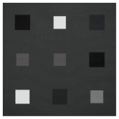 Zwart Grijs Speelse Pixel Naadloos Patroon Stof (Swatch)