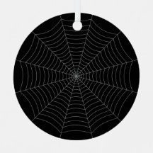 Zwart grijs spinweb Halloween patroon