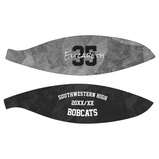 Zwart grijs team kleuren sport seizoen aandenken basketbal (Panelen)