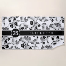 Zwart grijs team kleuren voetballen patroon kinder