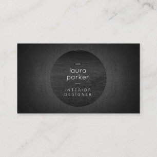 Zwart grijs Tutor Splatter Chalkboard leraar Visitekaartje