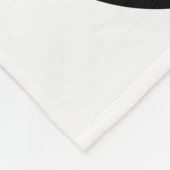 Zwart Grijs Volleyballen Meisjes Sportkamer Decor Fleece Deken (Hoek)