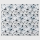 Zwart, grijs & wit abstract cadeaupapier (Vlak)