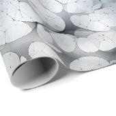 Zwart, grijs & wit abstract cadeaupapier (Rol Hoek)