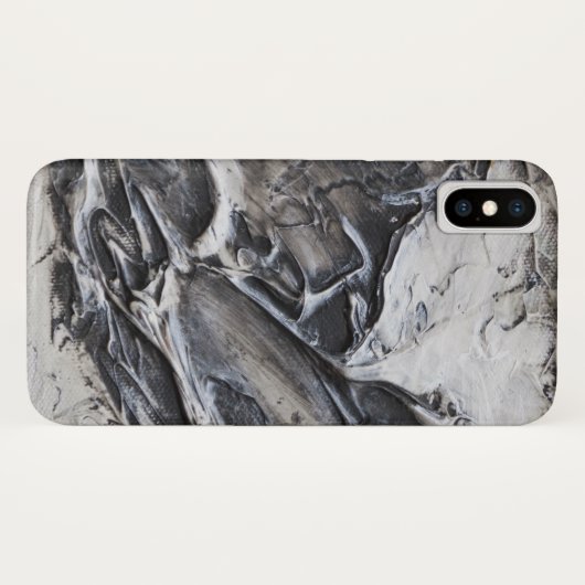 Zwart, grijs, wit Abstract gekleurde iPhone draagt Case-Mate iPhone Case (Achterkant (horizontaal))
