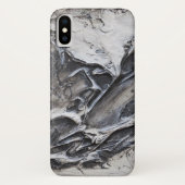 Zwart, grijs, wit Abstract gekleurde iPhone draagt Case-Mate iPhone Case (Achterkant)