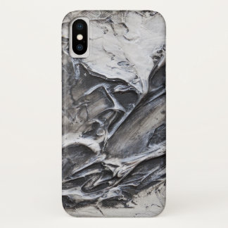 Zwart, grijs, wit Abstract gekleurde iPhone draagt Case-Mate iPhone Case