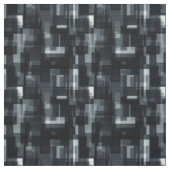Zwart / Grijs / Wit Abstract Stof (Swatch)