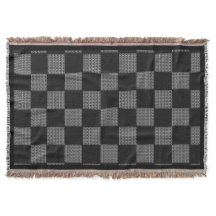 Zwart Grijs Wit Buffel Controleer Stijl Chain Mail