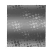 Zwart, grijs, wit dot witboek notitieblok (Voorkant)