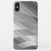 Zwart, grijs, wit geometrisch abstrac Case-Mate iPhone case (Achterkant)