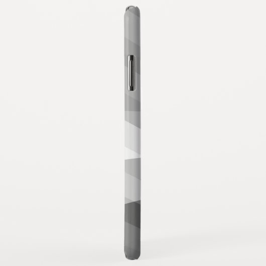 Zwart, grijs, wit geometrisch abstrac Case-Mate iPhone case (Achterkant/rechts)