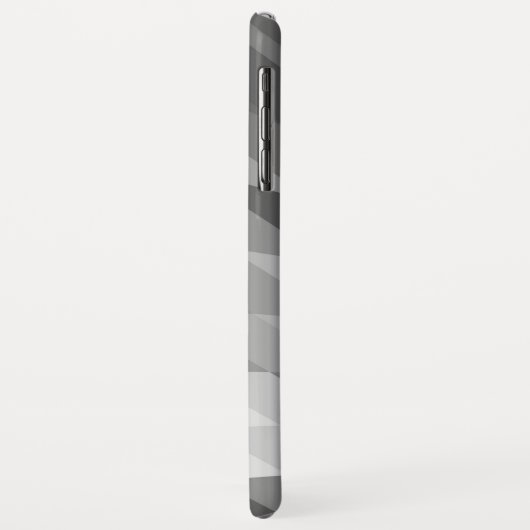 Zwart, grijs, wit geometrisch abstrac Case-Mate iPhone case (Achterkant/links)