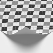 zwart grijs, wit, geplakt papier met arglisinus (Hoek)