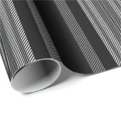 zwart grijs wit grafisch streepjespatroon cadeaupapier (Rol Hoek)