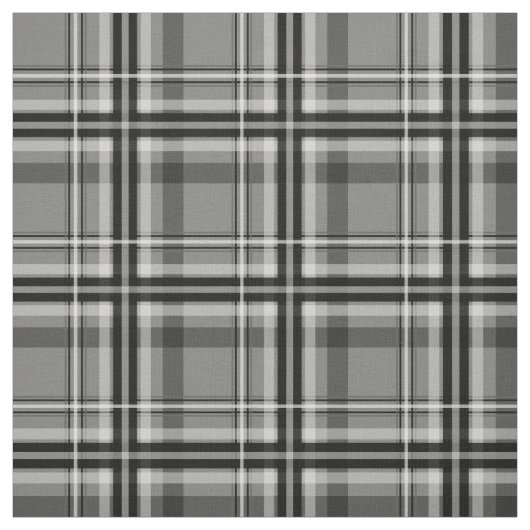 zwart grijs wit plaid stof (Swatch)