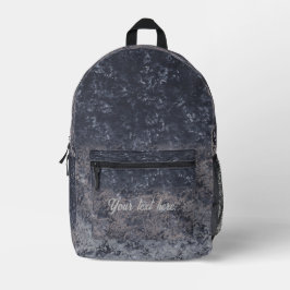 Zwart Grijs Wit Spons Print Custom Rugzakken