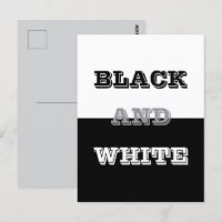 Zwart grijs wit tekst en effen kleuren ontwerp