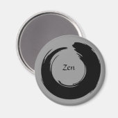 Zwart/Grijs Zen magneet (Voorkant / Achterkant)